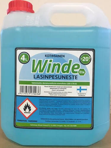 Winde kotimainen tuulilasinpesuneste 4 l